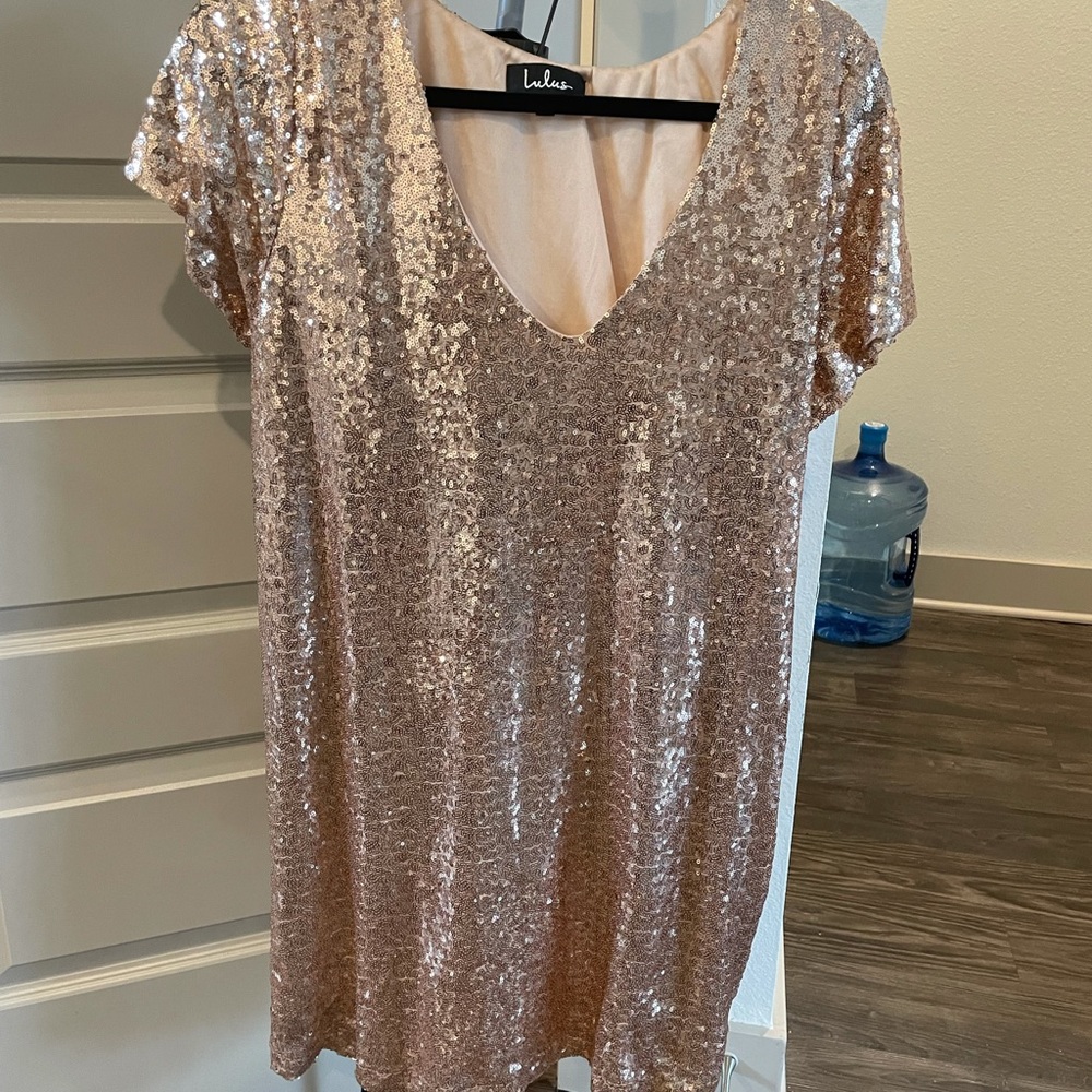 Lulus sequin dress